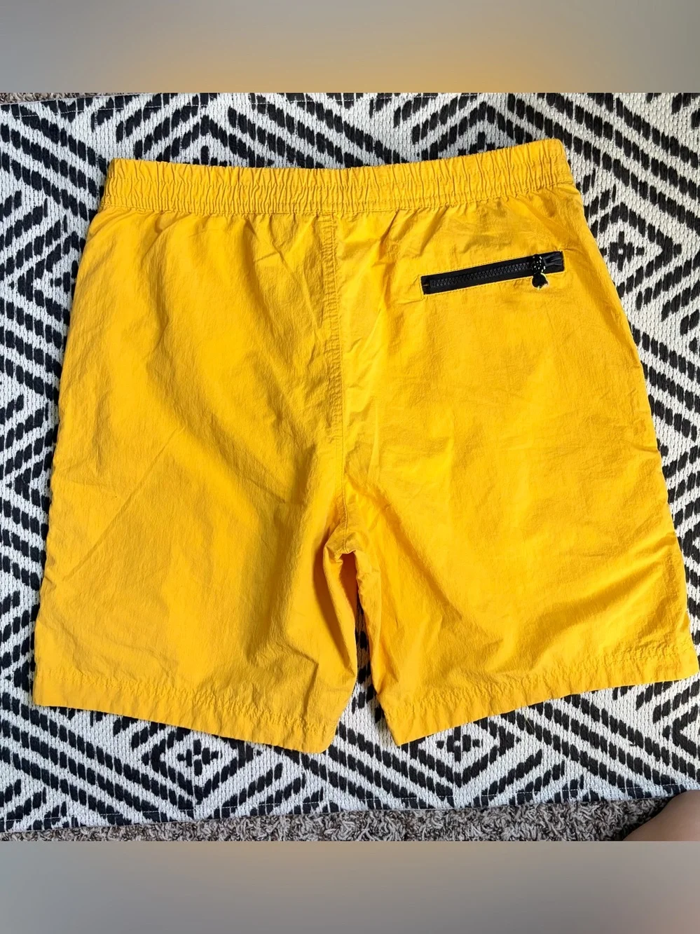 Polo Ralph Lauren Canoe Shorts L Slalom C1 Class Swim Shorts Yellow Cargo Board